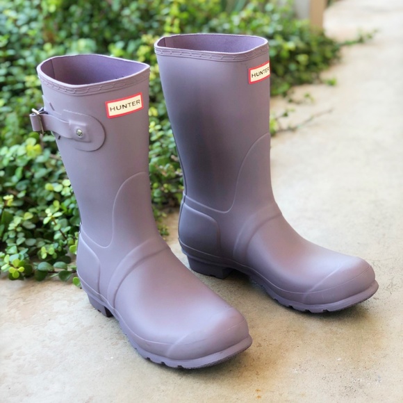 Mauve hunter wellies Clearance